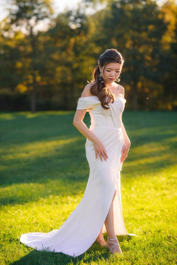 chinese dress ladies Elegant Long Mermaid Sweetheart Lace Wedding Dress with Detachable Train